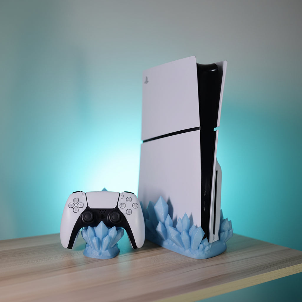 Ice stand for PS5(console+controller)
